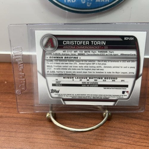 Cheap Sneaks Footwear/Sports Cards Baseball Card 2023 1st Bowman Draft Chrome #BDC148 Cristofer Torin