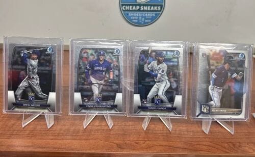 Cheap Sneaks Footwear/Sports Cards Baseball Card 2023-22 Bowman Chrome RC Kansas City Royals Waters,Garcia,Pasquantino,