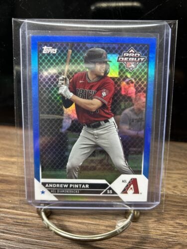 Cheap Sneaks Footwear/Sports Cards Baseball Card 2023 Andrew Pintar Pro Debut 055/150  Blue Foil Diamondbacks #PD-75