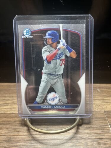 Cheap Sneaks Footwear/Sports Cards Baseball Card 2023 #BCP-80 Samuel Munoz Bowman Chrome Prospect Baseball Dodgers