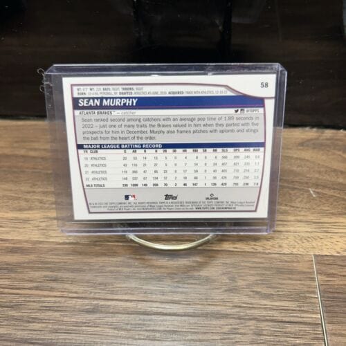 Cheap Sneaks Footwear/Sports Cards Baseball Card 2023 Big League Base #58 Sean Murphy - Atlanta Braves