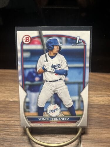 Cheap Sneaks Footwear/Sports Cards Baseball Card 2023 Bowman 1st Bowman Yeiner Fernandez BP-138 Los Angeles Dodgers