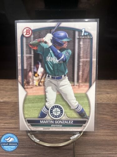 Cheap Sneaks Footwear/Sports Cards Baseball Card 2023 Bowman 1st Prospect Martin Gonzalez #BP-28 Seattle Mariners Baseb