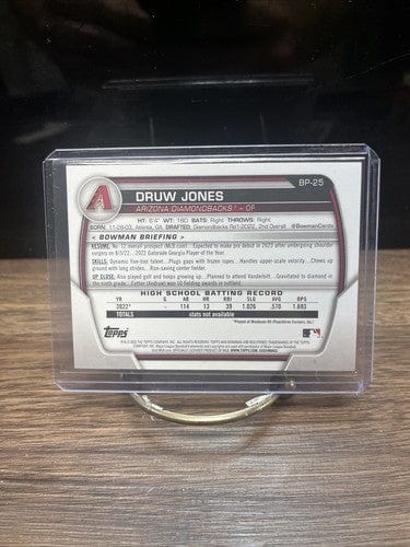 Cheap Sneaks Footwear/Sports Cards Baseball Card 2023 Bowman  1st Prospects #BP-25 Druw Jones Arizona Diamondbacks