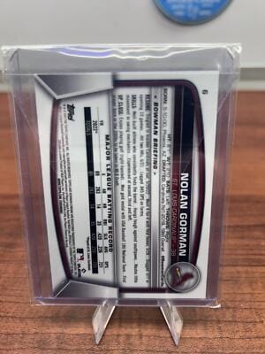Cheap Sneaks Footwear/Sports Cards Baseball Card 2023 Bowman #6 Nolan Gorman Mojo Refractors