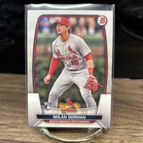 Cheap Sneaks Footwear/Sports Cards Baseball Card 2023 Bowman 6 Nolan Gorman St. Louis Cardinals RC Rookie Baseball Card