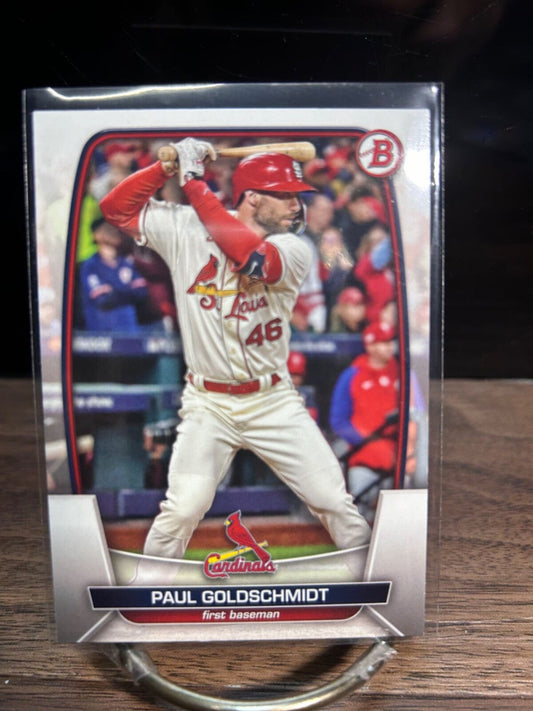 Cheap Sneaks Footwear/Sports Cards Baseball Card 2023 Bowman  #71 Paul Goldschmidt St Louis Cardinals 1B