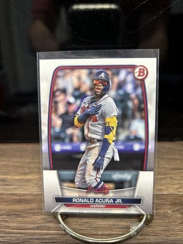 Cheap Sneaks Footwear/Sports Cards Baseball Card 2023 Bowman #92 Ronald Acuna Jr. Atlanta Braves Baseball Card