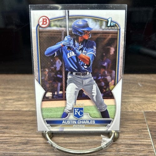 Cheap Sneaks Footwear/Sports Cards Baseball Card 2023 Bowman Austin Charles Chrome 1st Bowman Kansas City Royals #BCP-1