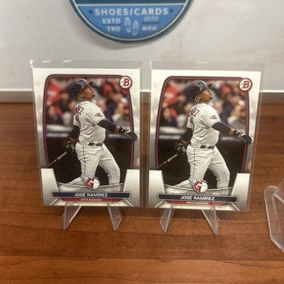 Cheap Sneaks Footwear/Sports Cards Baseball Card 2023 Bowman Base Jose Ramirez Cleveland Guardians #99