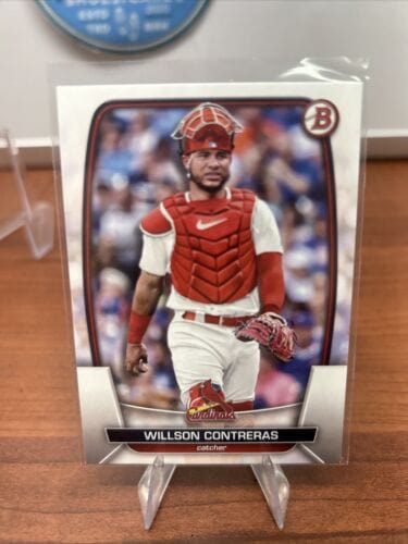 Cheap Sneaks Footwear/Sports Cards Baseball Card 2023 Bowman Base Willson Contreras St. Louis Cardinals #100 Chicago Cu
