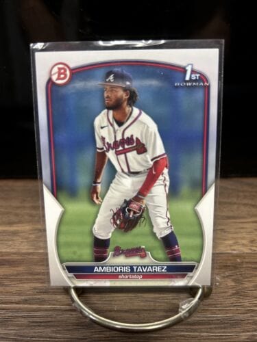 Cheap Sneaks Footwear/Sports Cards Baseball Card 2023 Bowman Baseball 1st Bowman Ambioris Tavarez BP-33 Atlanta Braves