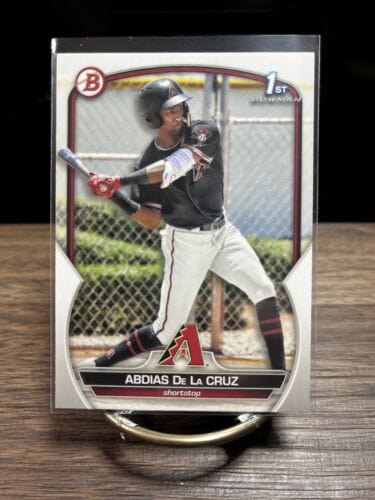 Cheap Sneaks Footwear/Sports Cards Baseball Card 2023 Bowman Baseball Abdias De La Cruz #BP-34 1st Paper Prospect Diamo