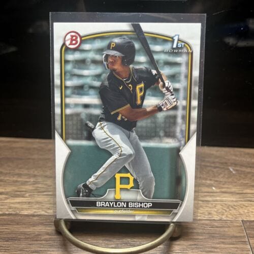 Cheap Sneaks Footwear/Sports Cards Baseball Card 2023 Bowman Baseball Braylon Bishop #BP-90 1st Paper Prospect Pirates