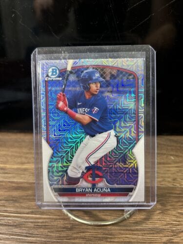 Cheap Sneaks Footwear/Sports Cards Baseball Card 2023 Bowman Baseball BRYAN ACUÑA Mojo TWINS #BCP-37