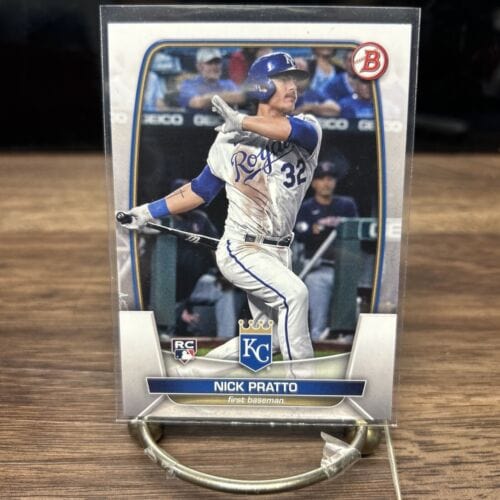 Cheap Sneaks Footwear/Sports Cards Baseball Card 2023 Bowman Baseball Nick Pratto RC #8 Kansas City Royals