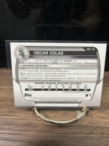Cheap Sneaks Footwear/Sports Cards Baseball Card 2023 Bowman Baseball Oscar Colas BP-13 Chicago White Sox