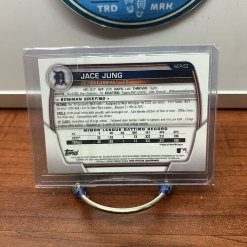 Cheap Sneaks Footwear/Sports Cards Baseball Card 2023 Bowman #BCP-53 Jace Jung Chrome Prospects