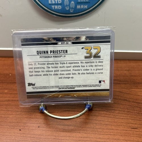 Cheap Sneaks Footwear/Sports Cards Baseball Card 2023 Bowman - Bowman Scouts Top 100 #BTP-32 Quinn Priester (RC) - Pira