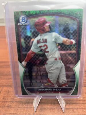 Cheap Sneaks Footwear/Sports Cards Baseball Card 2023 Bowman #BP-15 Jonathan Mejia Prospects Green Pattern #/99
