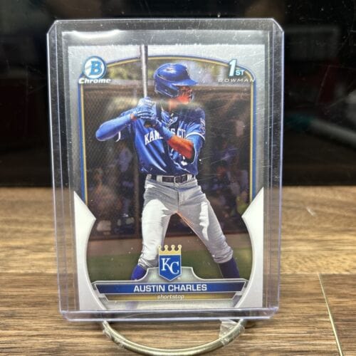 Cheap Sneaks Footwear/Sports Cards Baseball Card 2023 Bowman Chrome 1st Prospect Austin Charles #BCP-17 K.C. Royals Bas
