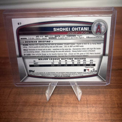 Cheap Sneaks Footwear/Sports Cards Baseball Card 2023 Bowman Chrome #67 Shohei Ohtani Los Angeles Angels