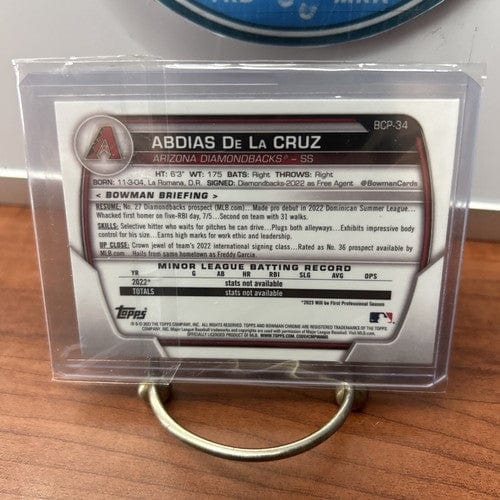 Cheap Sneaks Footwear/Sports Cards Baseball Card 2023 Bowman Chrome Abdias De La Cruz 1st RC #BCP-34 Diamondbacks (11)