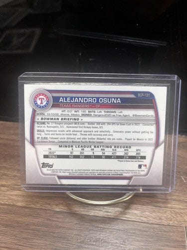 Cheap Sneaks Footwear/Sports Cards Baseball Card 2023 Bowman Chrome Alejandro Osuna #BCP-131  1st Bowman Texas Rangers