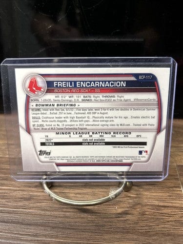 Cheap Sneaks Footwear/Sports Cards Baseball Card 2023 Bowman Chrome Base 1st Bowman FREILI ENCARNACION #BCP-117 RED SOX