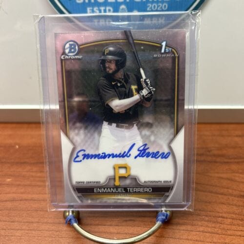 Cheap Sneaks Footwear/Sports Cards Baseball Card 2023 Bowman Chrome Baseball Emmanuel Terrero 1st Bowman Autograph SC68
