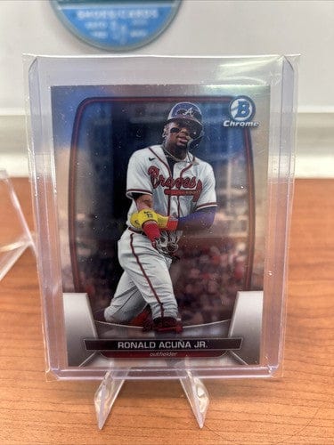 Cheap Sneaks Footwear/Sports Cards Baseball Card 2023 Bowman Chrome Baseball Ronald Acuna Jr. #93 Atlanta Braves