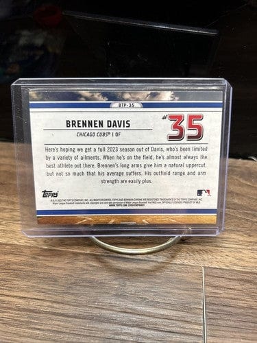 Cheap Sneaks Footwear/Sports Cards Baseball Card 2023 Bowman Chrome Bowman Scouts Top 100 Brennen Davis BTP-35 Cubs