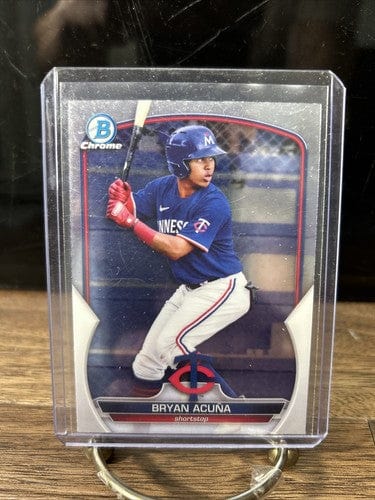 Cheap Sneaks Footwear/Sports Cards Baseball Card 2023 Bowman Chrome Bryan Acuna Minnesota Twins Prospect BCP-37 Basebal