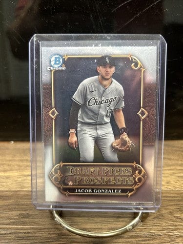 Cheap Sneaks Footwear/Sports Cards Baseball Card 2023 Bowman Chrome Draft Picks & Prospects Jacob Gonzalez Refractor #D