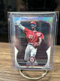 Cheap Sneaks Footwear/Sports Cards Baseball Card 2023 Bowman Chrome Elijah Green #BCP-214 Mojo Refractor Washington Nat