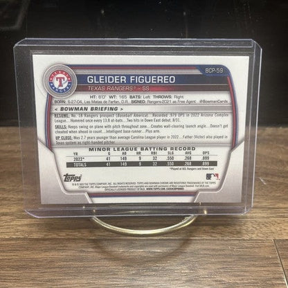 Cheap Sneaks Footwear/Sports Cards Baseball Card 2023 Bowman Chrome Gleider Figuereo 1st #BCP-59 Texas Rangers Prospect