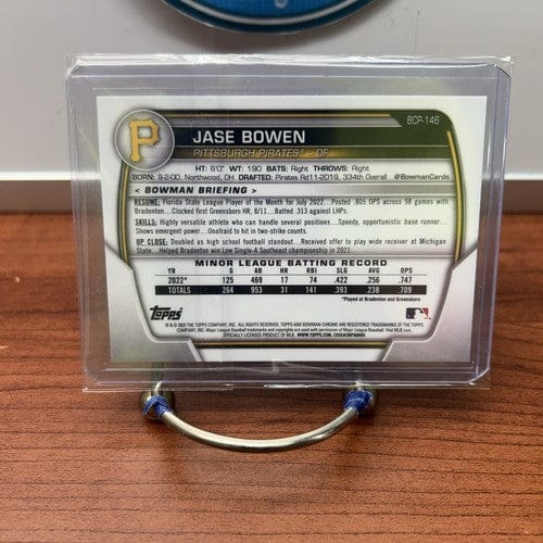Cheap Sneaks Footwear/Sports Cards Baseball Card 2023 Bowman Chrome Jase Bowen #BCP-146  1st Bowman Pittsburgh Pirates