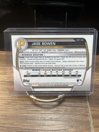 Cheap Sneaks Footwear/Sports Cards Baseball Card 2023 Bowman Chrome Jase Bowen #BCP-146  1st Bowman Pittsburgh Pirates