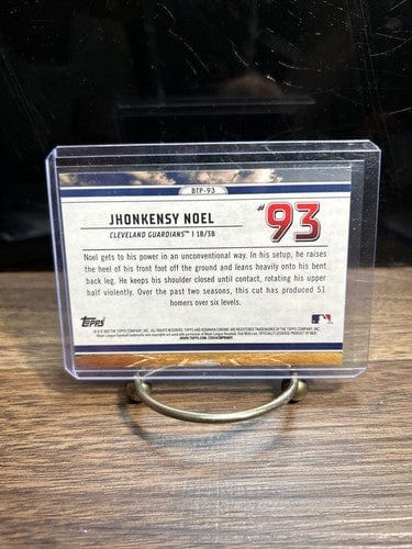 Cheap Sneaks Footwear/Sports Cards Baseball Card 2023 Bowman Chrome Jhonkensy Noel #BTP-93 Scouts Top 100  Cleveland Gu