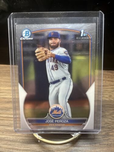 Cheap Sneaks Footwear/Sports Cards Baseball Card 2023 Bowman Chrome Jose Peroza #BCP-149  1st Bowman New York Mets
