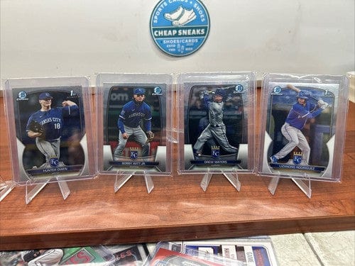 Cheap Sneaks Footwear/Sports Cards Baseball Card 2023 Bowman Chrome Kansas City Royals Bobby Witt Jr.,Hunter Owen, Drew