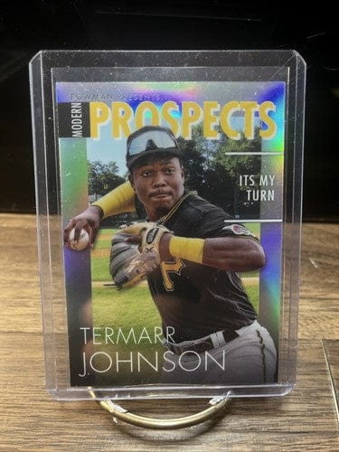 Cheap Sneaks Footwear/Sports Cards Baseball Card 2023 Bowman Chrome Modern Prospects Termarr Johnson Pittsburgh Pirates