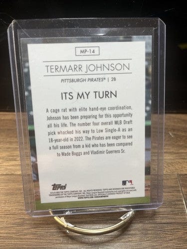 Cheap Sneaks Footwear/Sports Cards Baseball Card 2023 Bowman Chrome Modern Prospects Termarr Johnson Pittsburgh Pirates