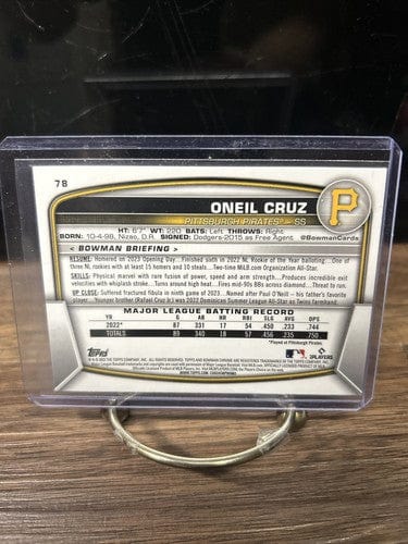 Cheap Sneaks Footwear/Sports Cards Baseball Card 2023 Bowman Chrome Oneil Cruz - Pittsburgh Pirates