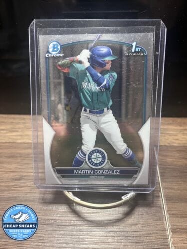 Cheap Sneaks Footwear/Sports Cards Baseball Card 2023 Bowman Chrome Prospect 1st Martin Gonzalez #BCP-28  Mariners