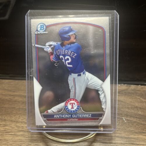 Cheap Sneaks Footwear/Sports Cards Baseball Card 2023 Bowman Chrome Prospect #BCP-85 - Anthony Gutierrez - Rangers!