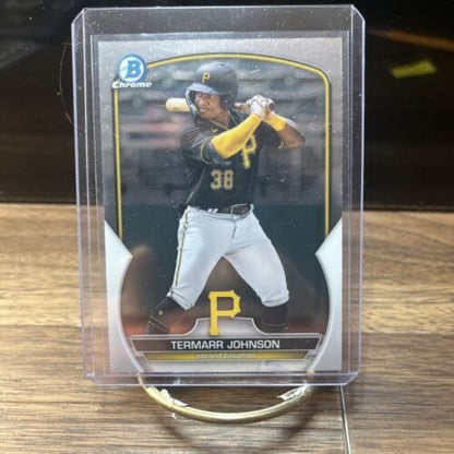 Cheap Sneaks Footwear/Sports Cards Baseball Card 2023 Bowman Chrome Prospect #BCP-88 Termarr Johnson - Pittsburgh Pirat