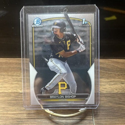 Cheap Sneaks Footwear/Sports Cards Baseball Card 2023 Bowman Chrome Prospect #BCP-90 Braylon Bishop - Pittsburgh Pirate