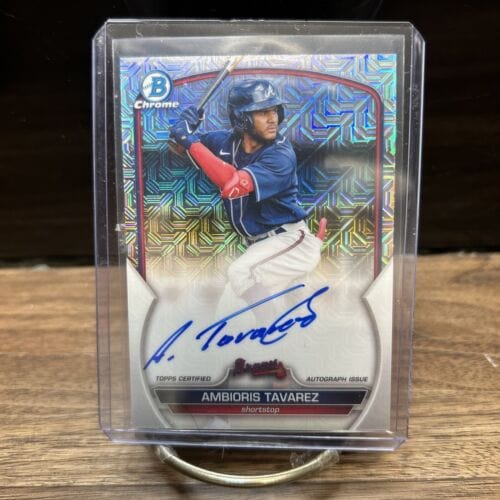 Cheap Sneaks Footwear/Sports Cards Baseball Card 2023 Bowman - Chrome Prospect Mega Box Autographs #BMA-AT Ambioris Tav