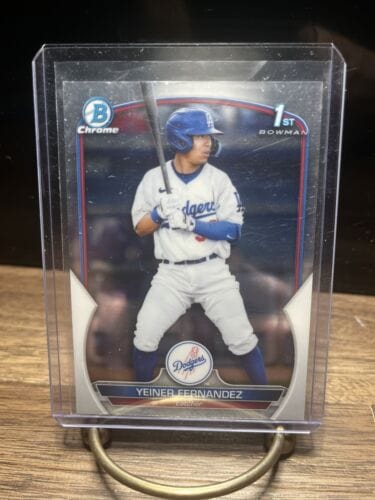 Cheap Sneaks Footwear/Sports Cards Baseball Card 2023 Bowman Chrome Prospects #BCP-138	 Yeiner Fernandez - Los Angeles